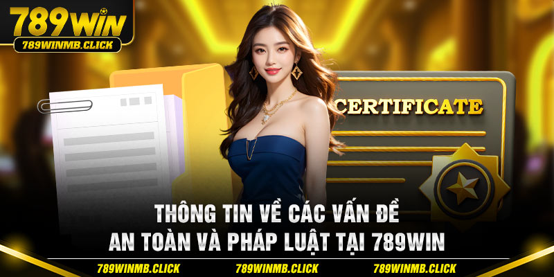 Thông tin về các vấn đề an toàn và pháp luật tại 789Win